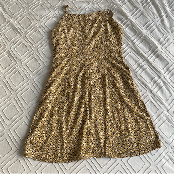 SM Wardrobe Yellow Floral Sundress - M - Picture 2 of 4